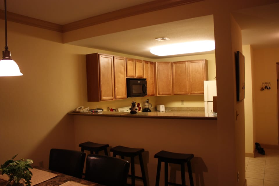 Kitchen with bar