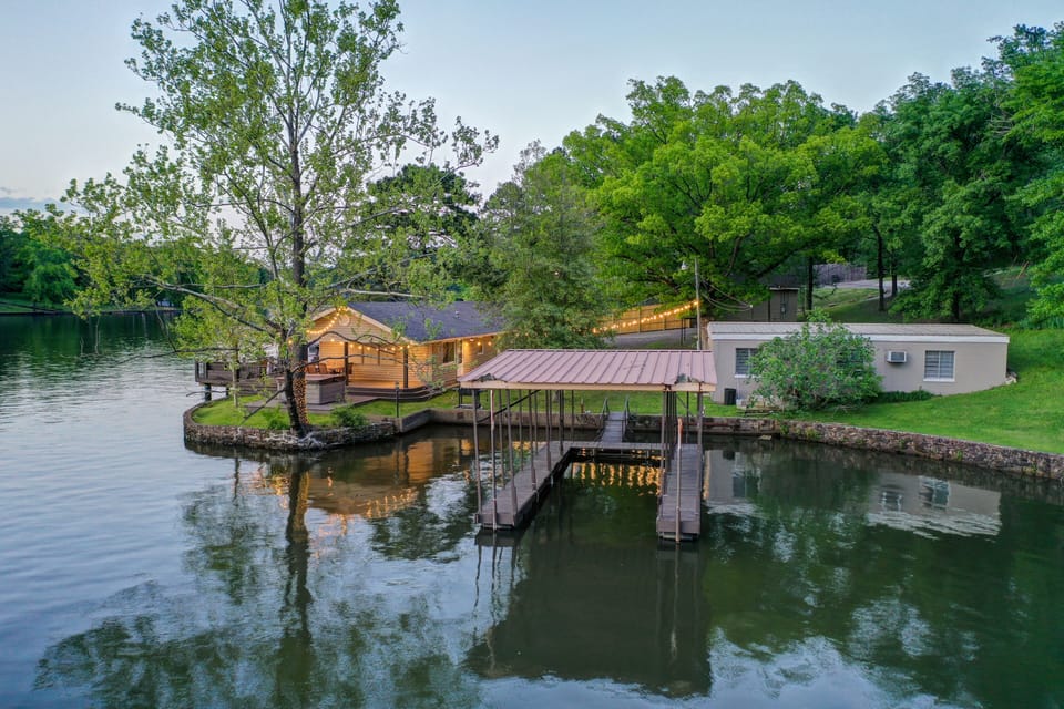 Private boat dock.