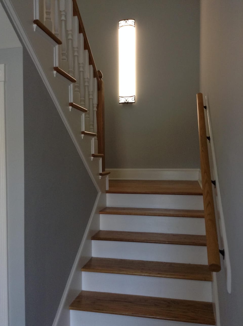 Stairway leading to apartment from ground floor.