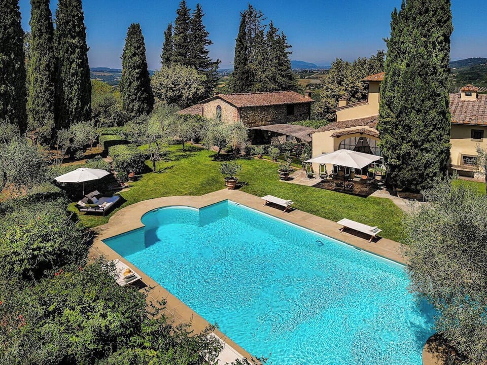 Aerial view of Pool area