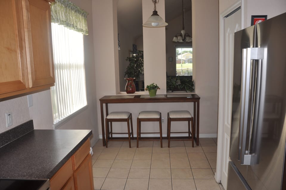 Bar Seating in Kitchen