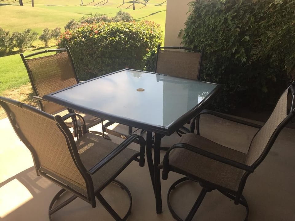Patio table and chairs