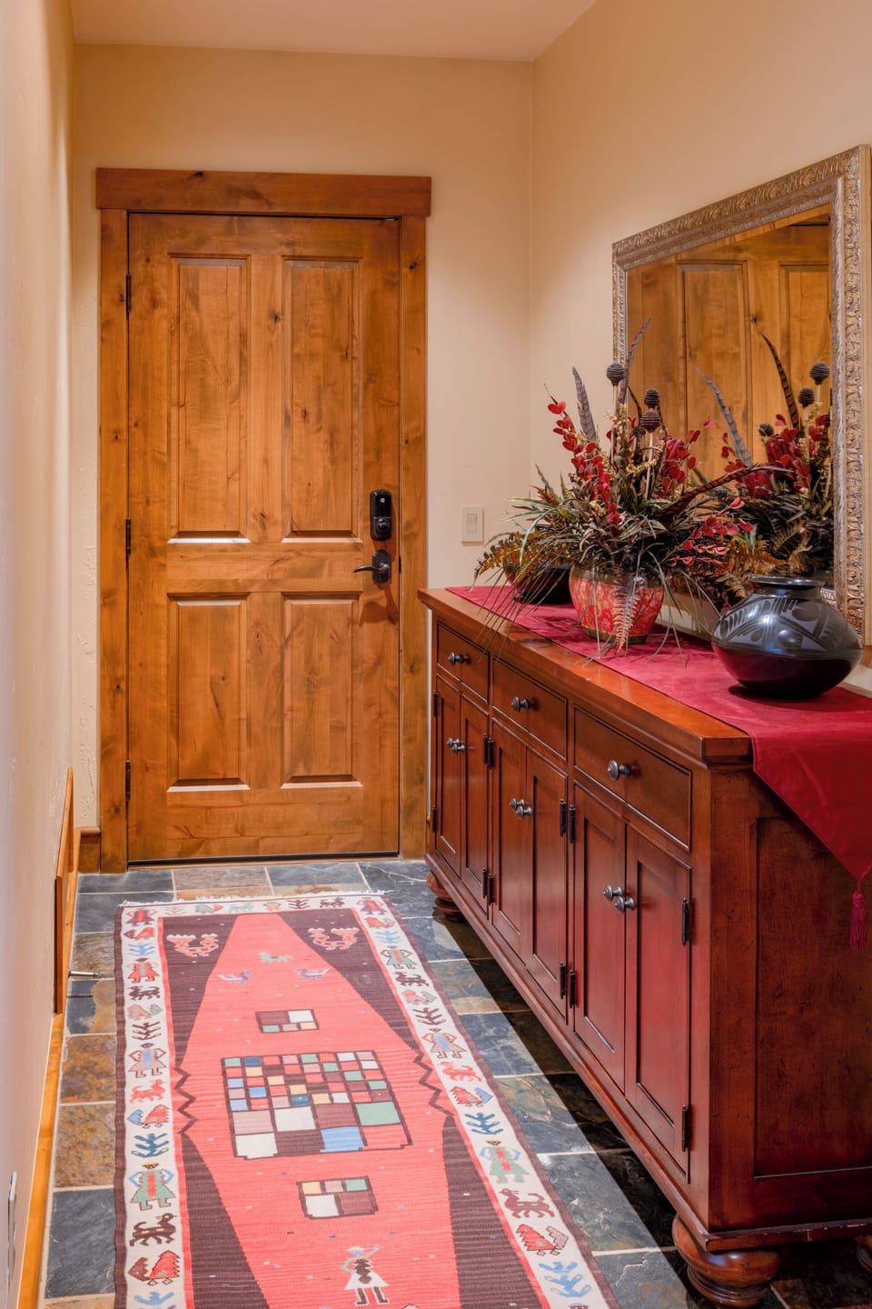 Welcoming entryway
