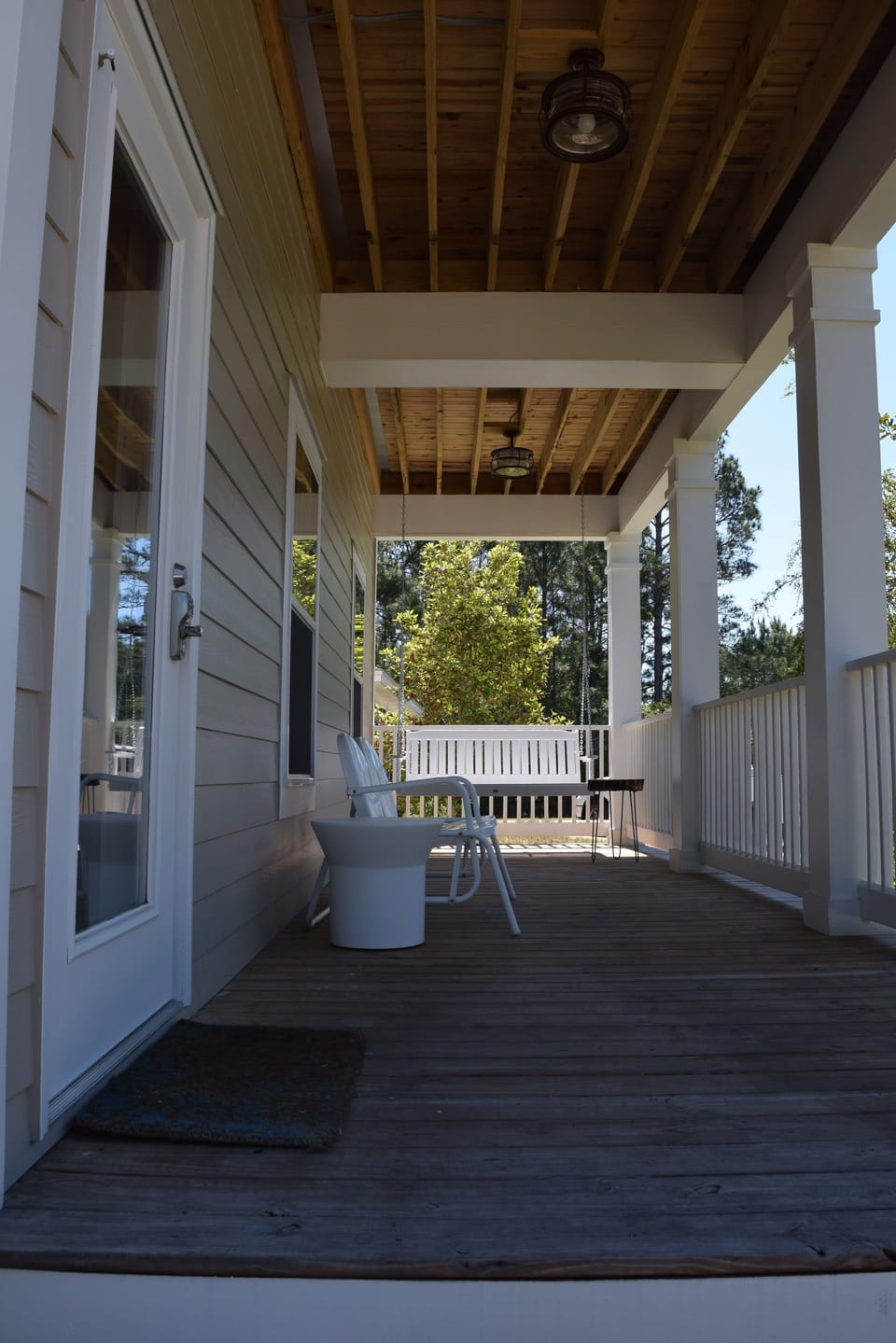 Sit and swing on the front porch!