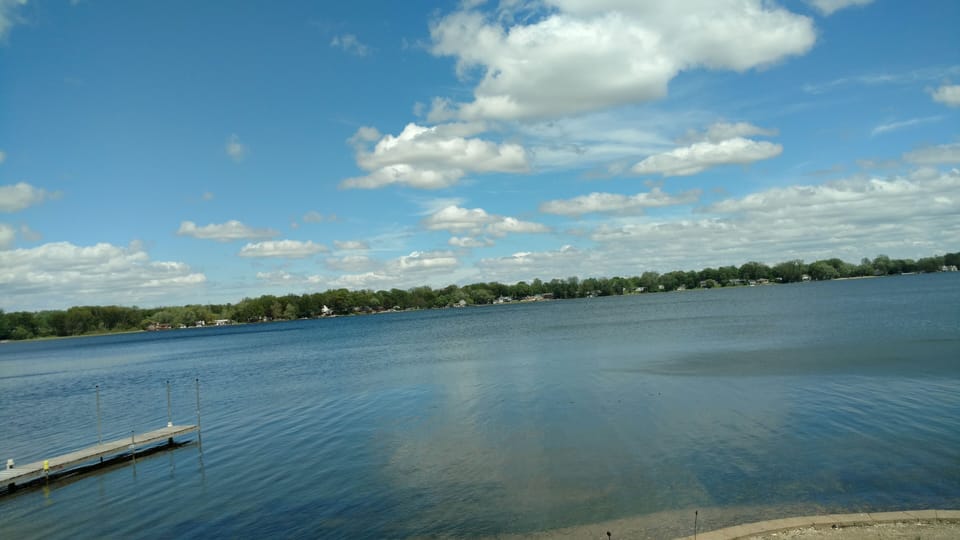 Beach located 6-8 minute car drive away. 
