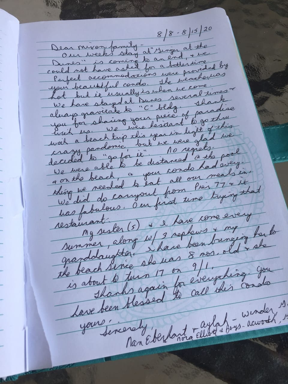 A recent review. Thank you so much. This is the perfect place to recharge.