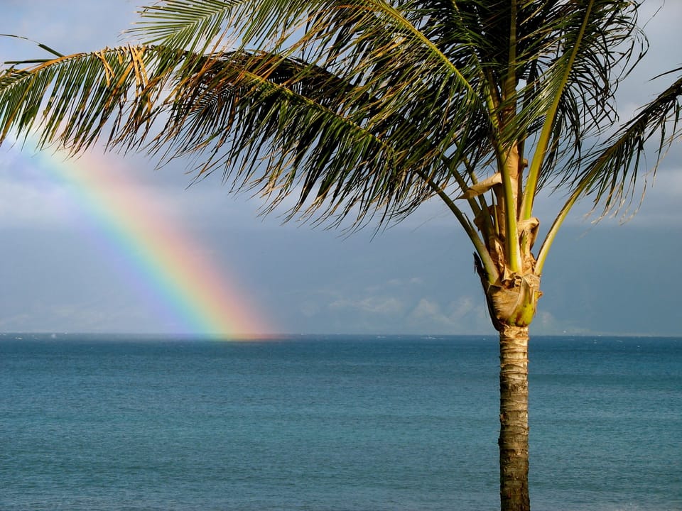 Where I live, there are rainbows! 
