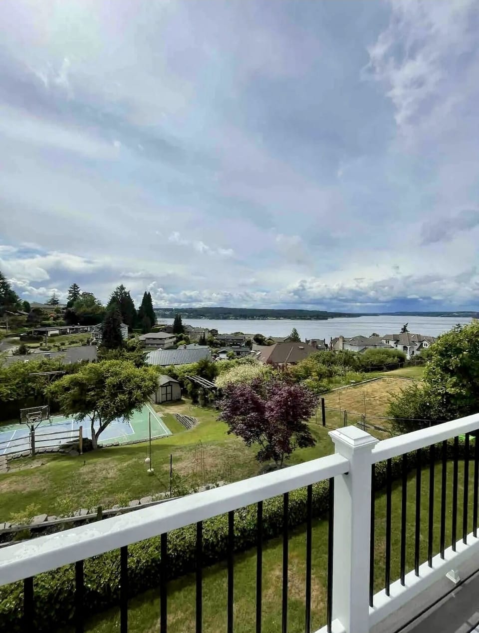 View from deck