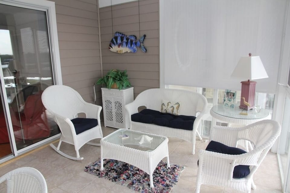The Florida Room provides great views, a place to read, or alternate dining area