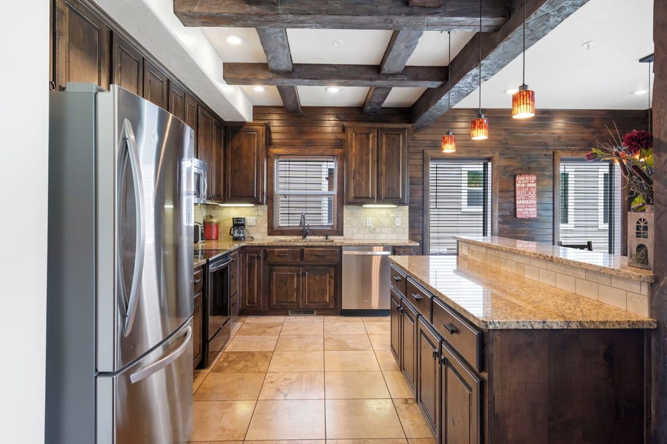 Fully equipped kitchen with everything you could need.