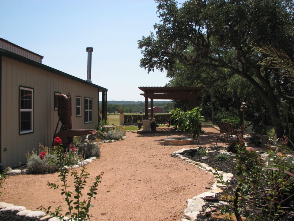 Fire pit area