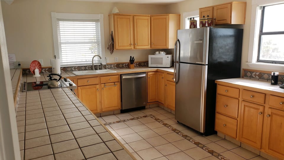 Kitchen stocked with everything but food