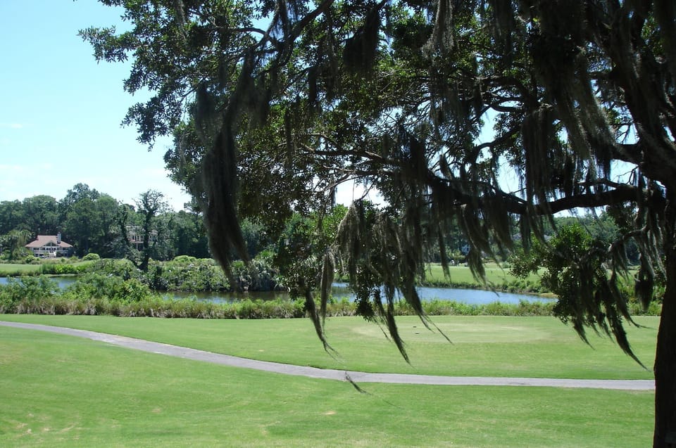 View from back deck of #15 tee