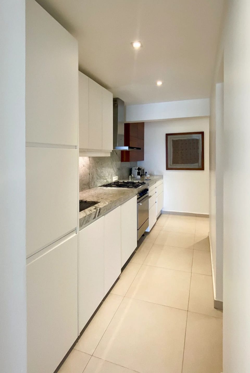 The hallway kitchen