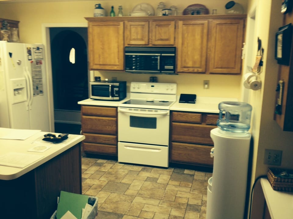 Kitchen from breakfast nook