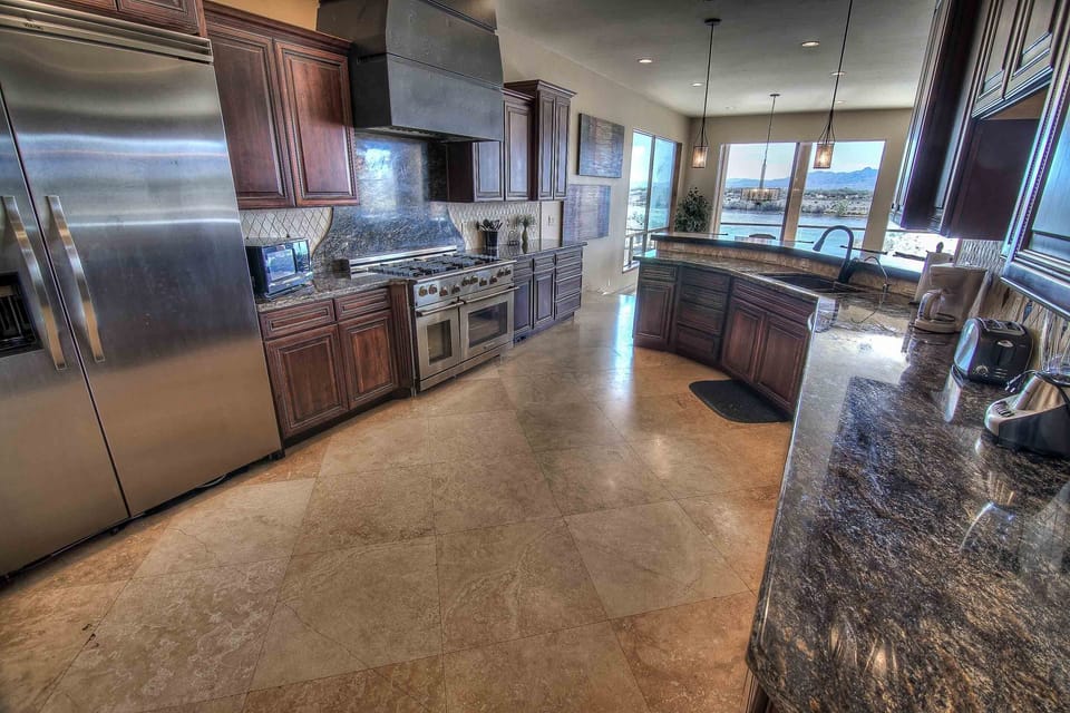 Main Kitchen, Electrolux Oven, Viking Frigerator