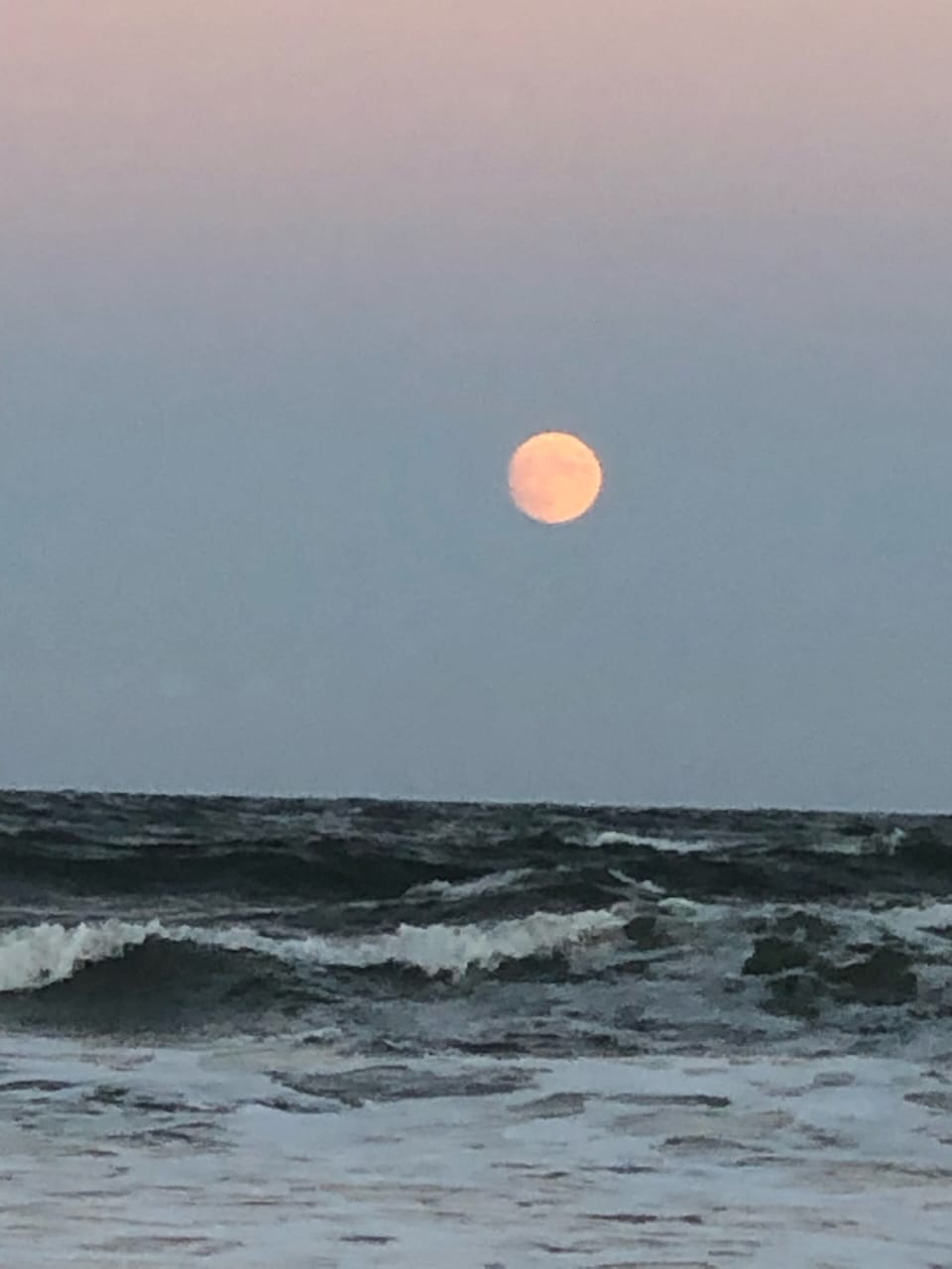 Beautiful Moonrise at the beach