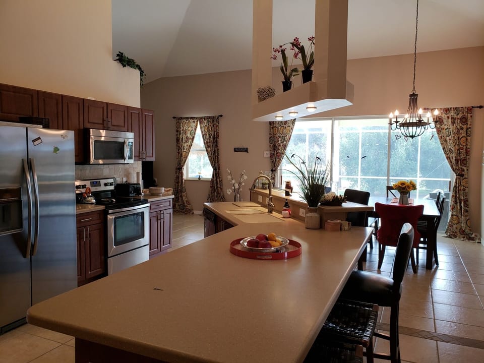large kitchen  