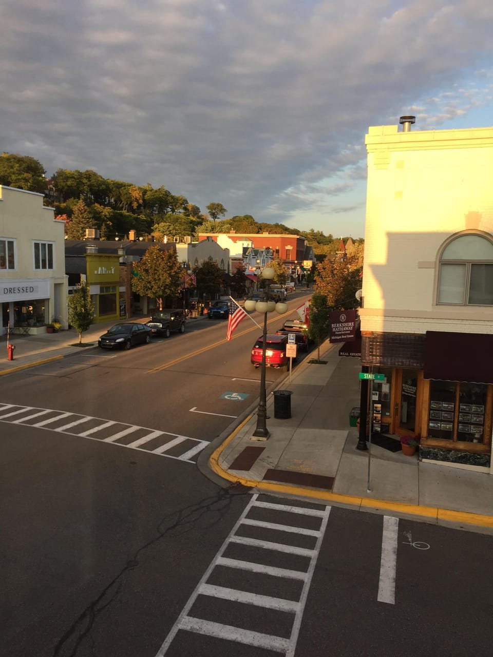 above main street from your window