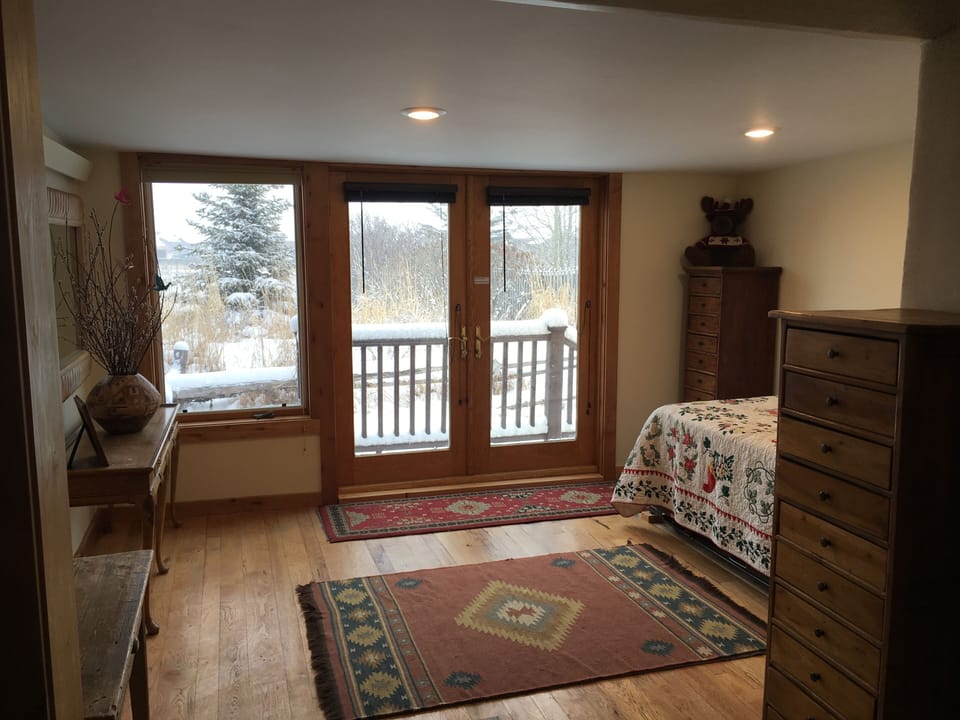 Sun room/ trundle bed (two twin beds)
