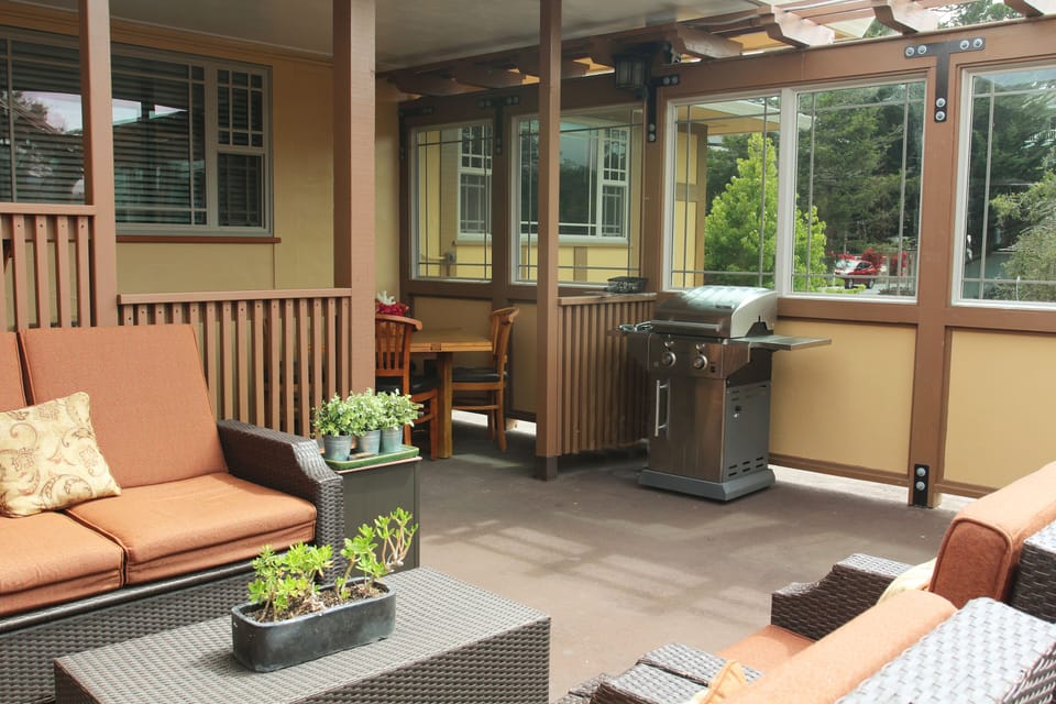 Shared Patio with BBQ Grill