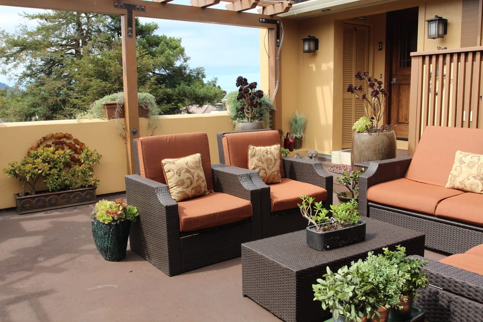 Shared Patio Sitting Area