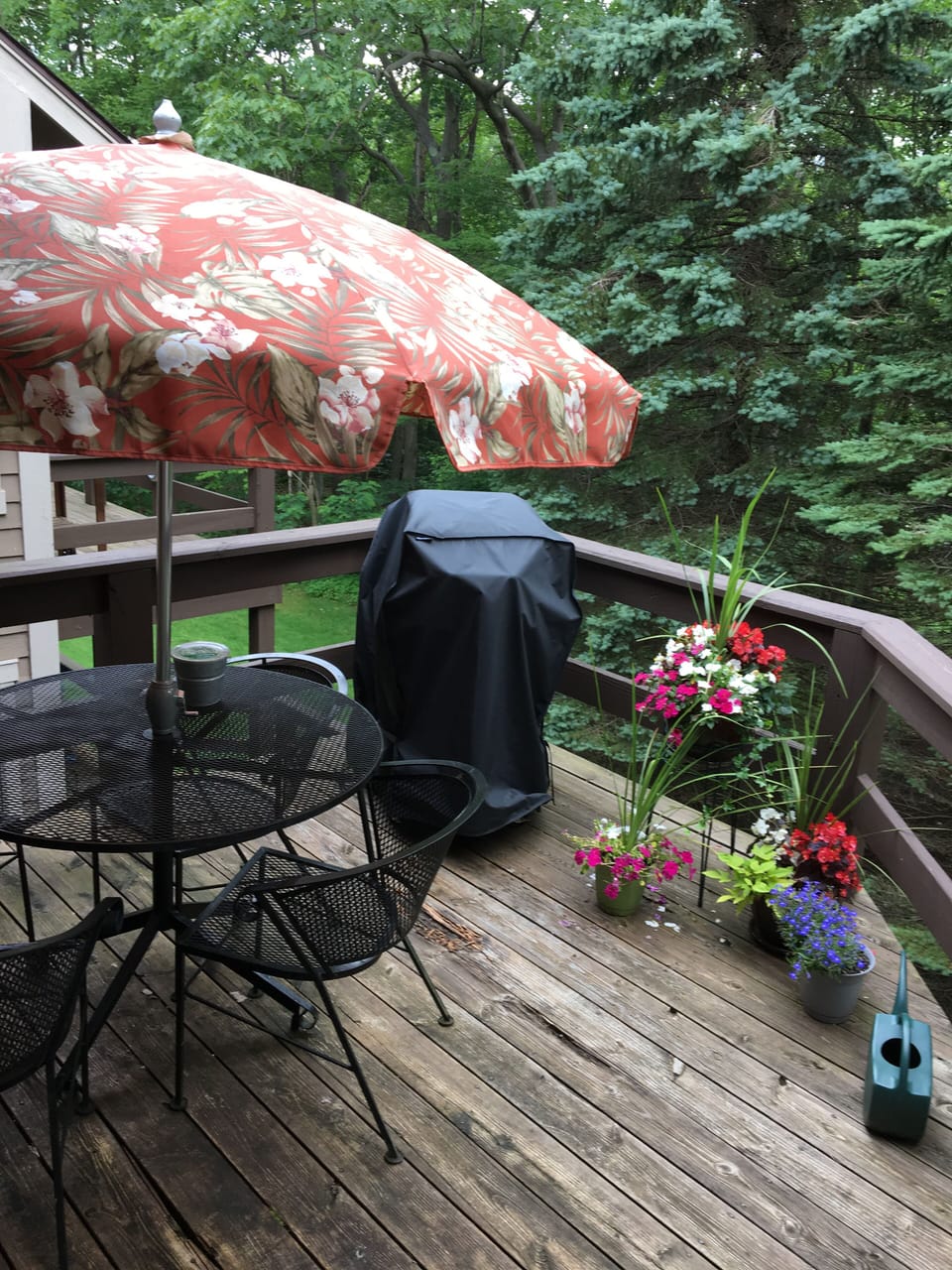 Outside Private Deck w/ table/chairs & gas grill
