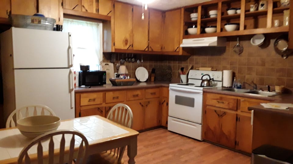 More dining space in the kitchen.