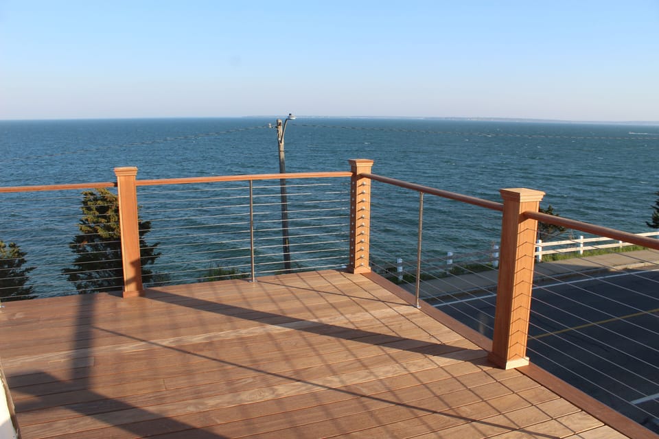 Enjoy vast ocean views on our brand new second floor deck
