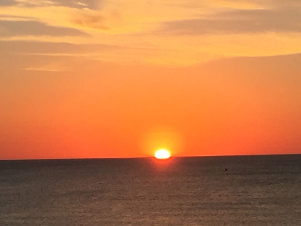 Sunset view from lanai
