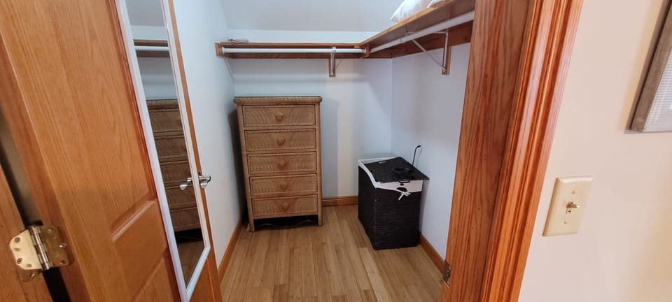 Master bedroom huge closet!