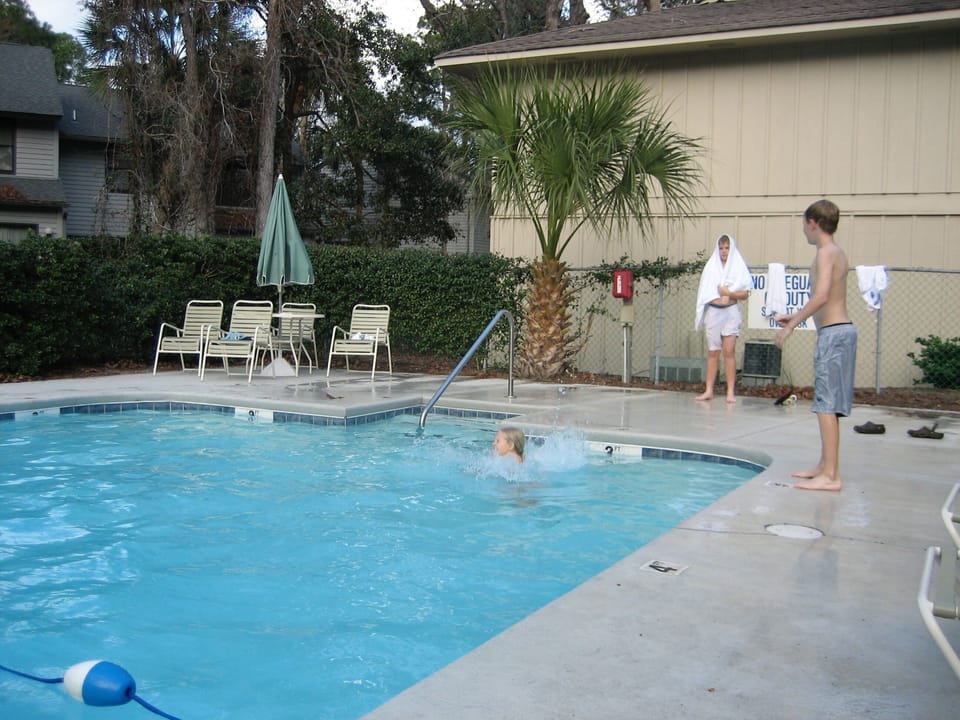 Fun at the Pool - only steps away from our condo