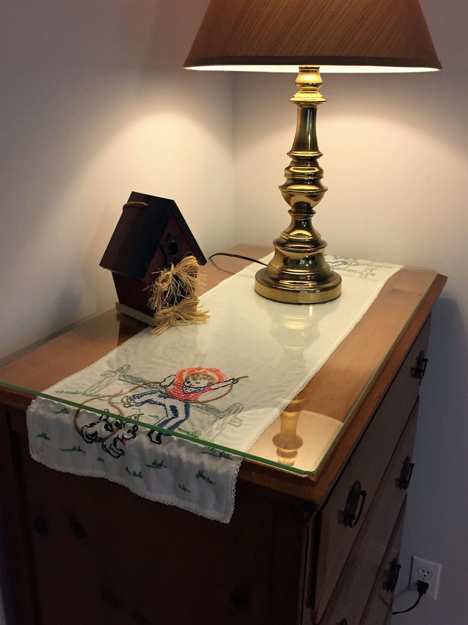Maple Dresser Top in the Maple Room