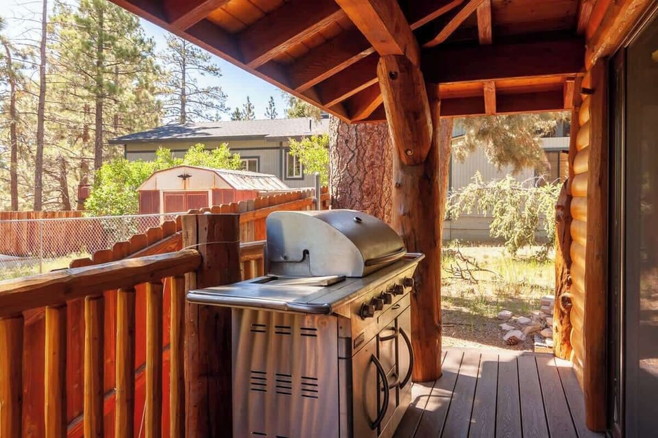 Propane BBQ on the deck.