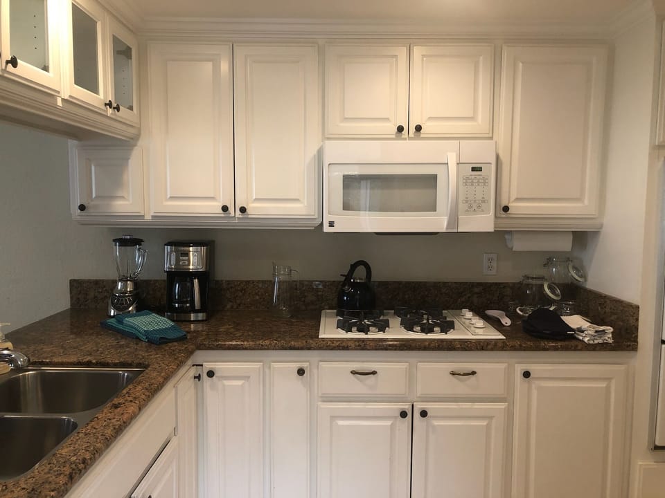 Fully stocked kitchen...if you need something...we either have it or will get it