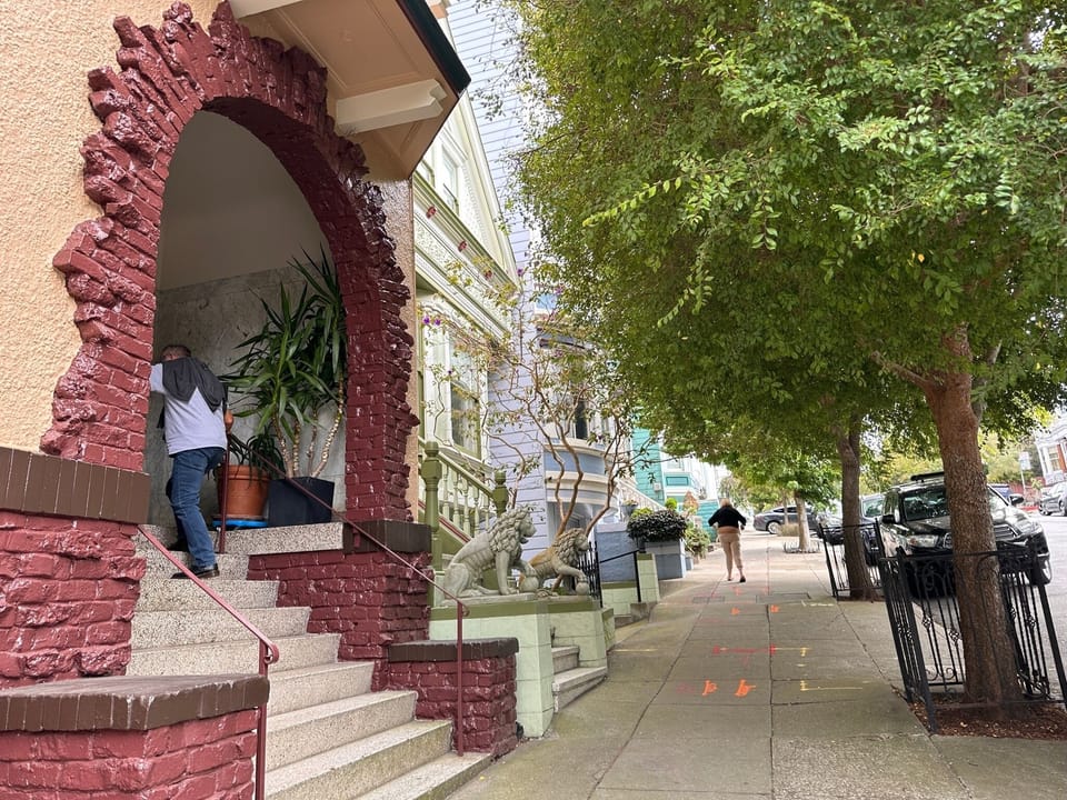 Gorgeous turn of last century homes line our street.