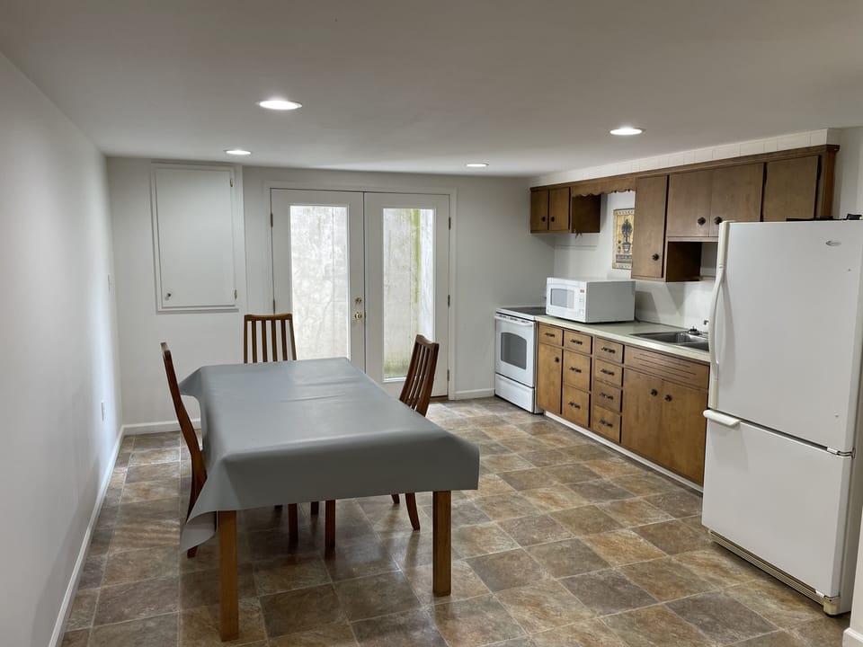 Basement kitchenette
