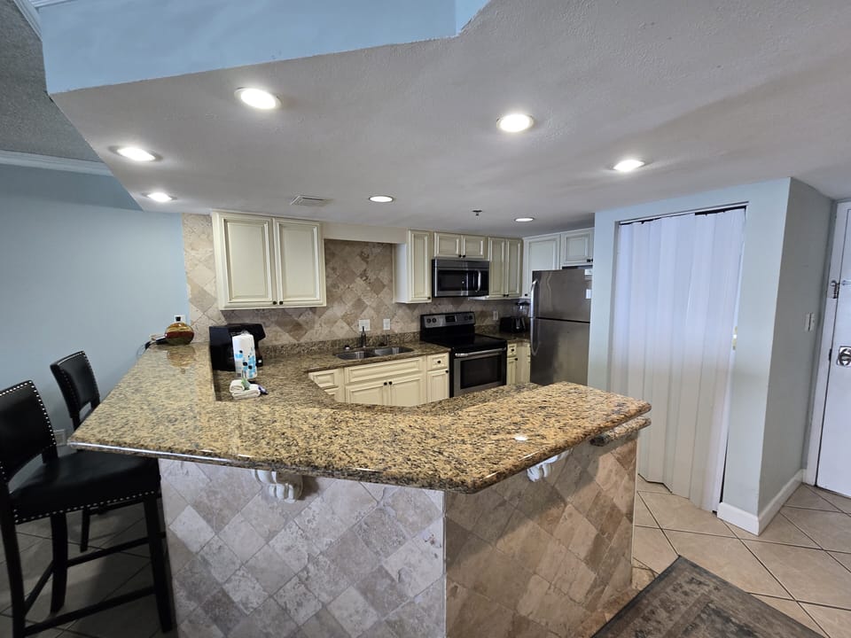 Well equipped kitchen