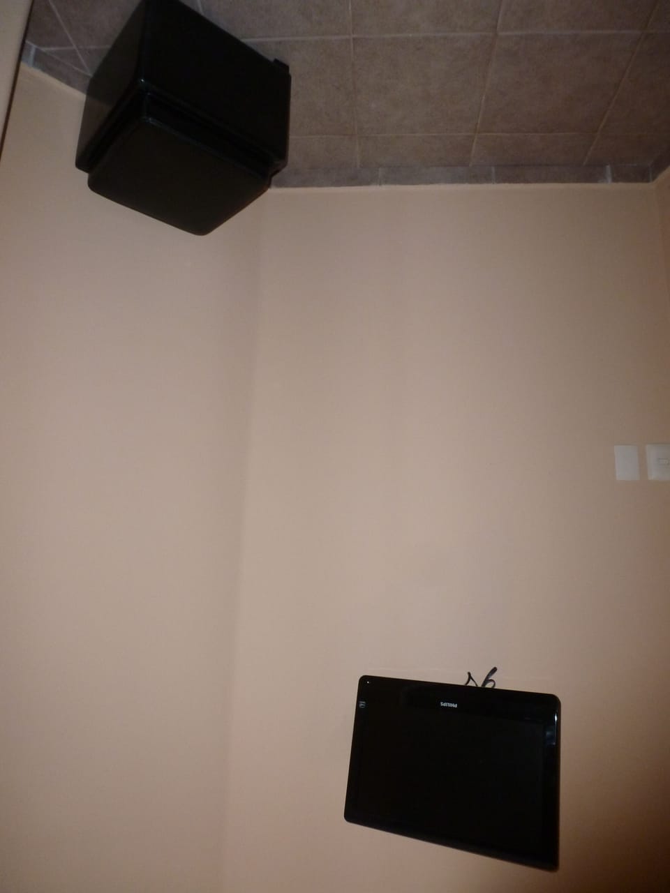 Wall mounted TV in Bonus Room!