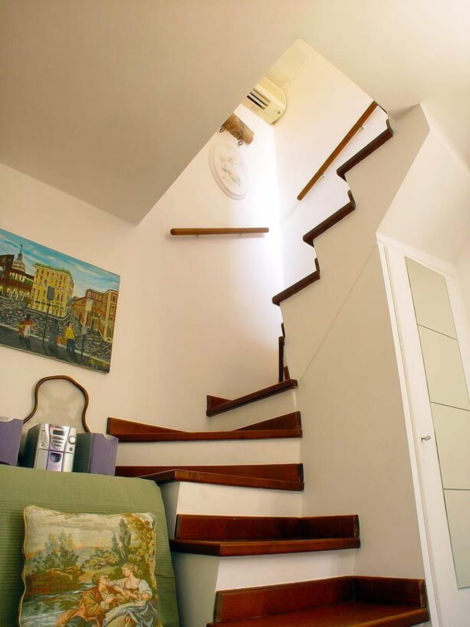 stairs to 2nd level (bedroom/bathroom/terrace)