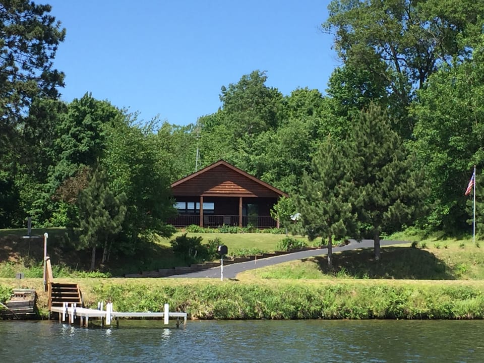 View of property from lake