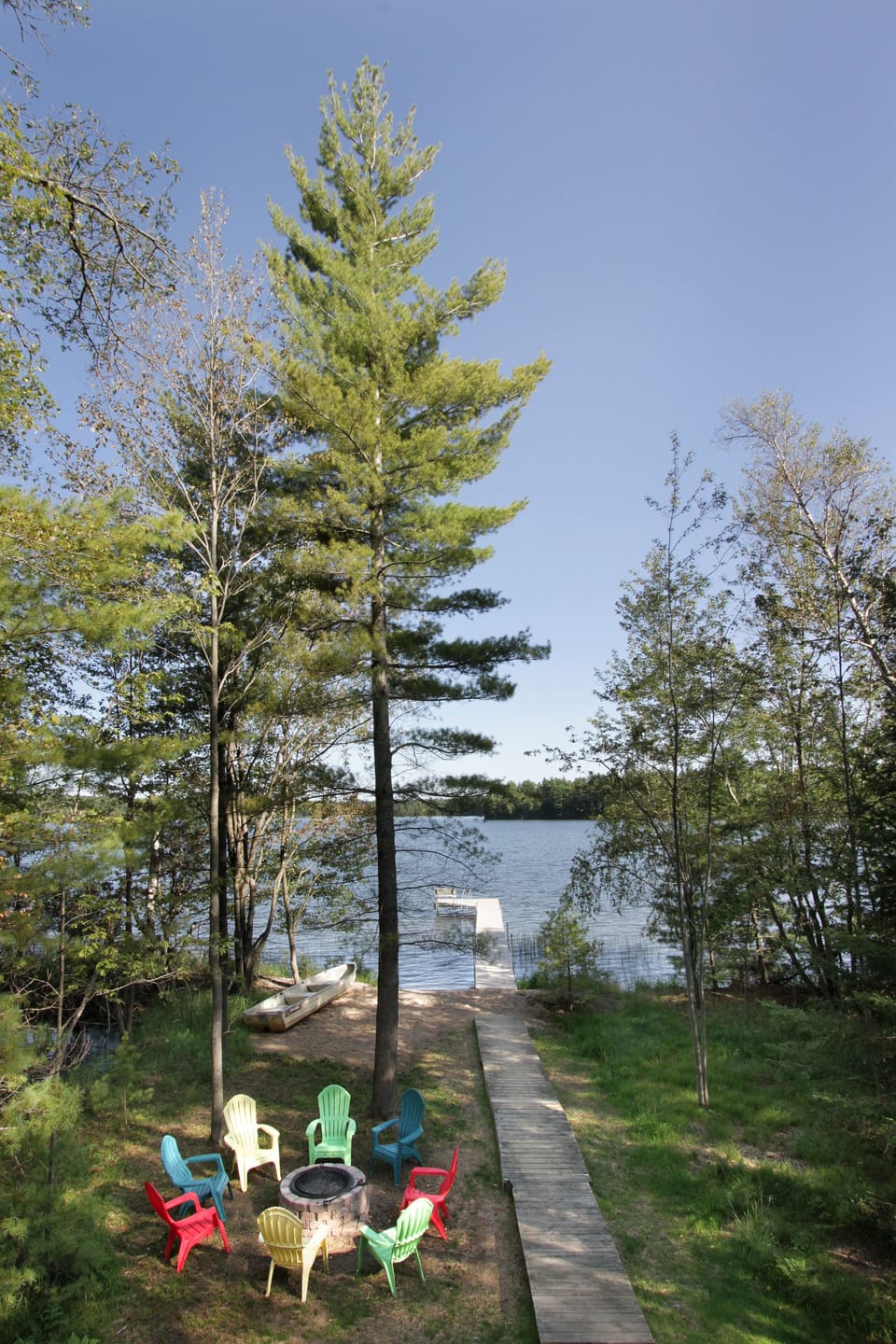 View from deck