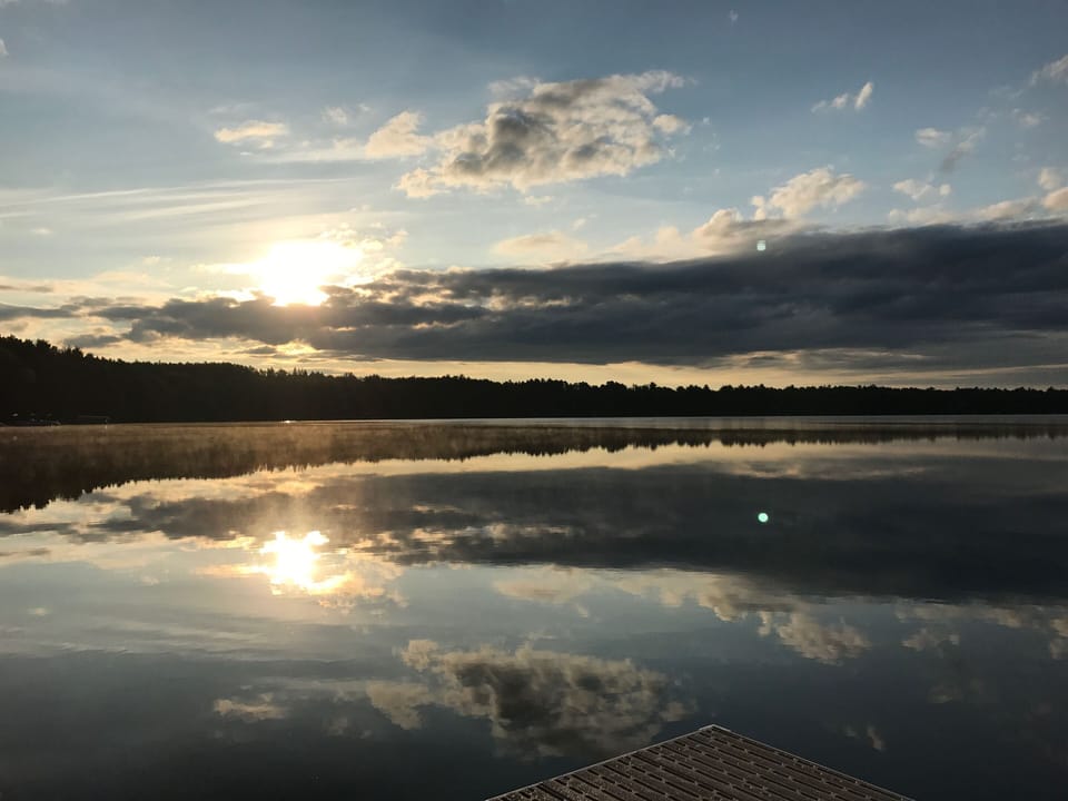 Sunrise over Meta Lake