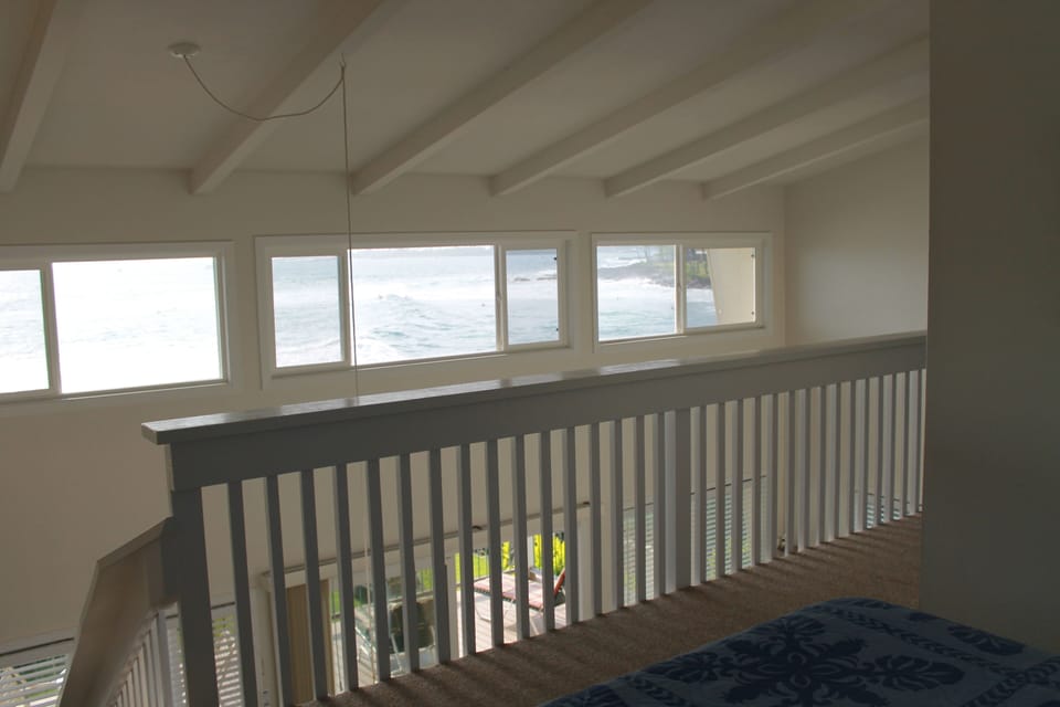 View from the bedrooms