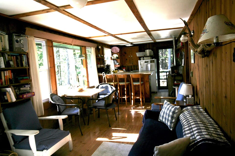 living room facing kitchen