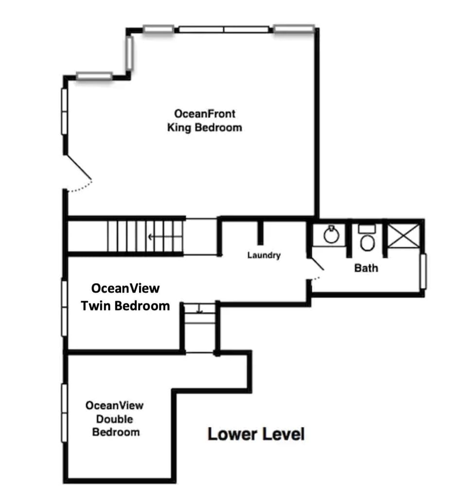 Lower-level floorplan