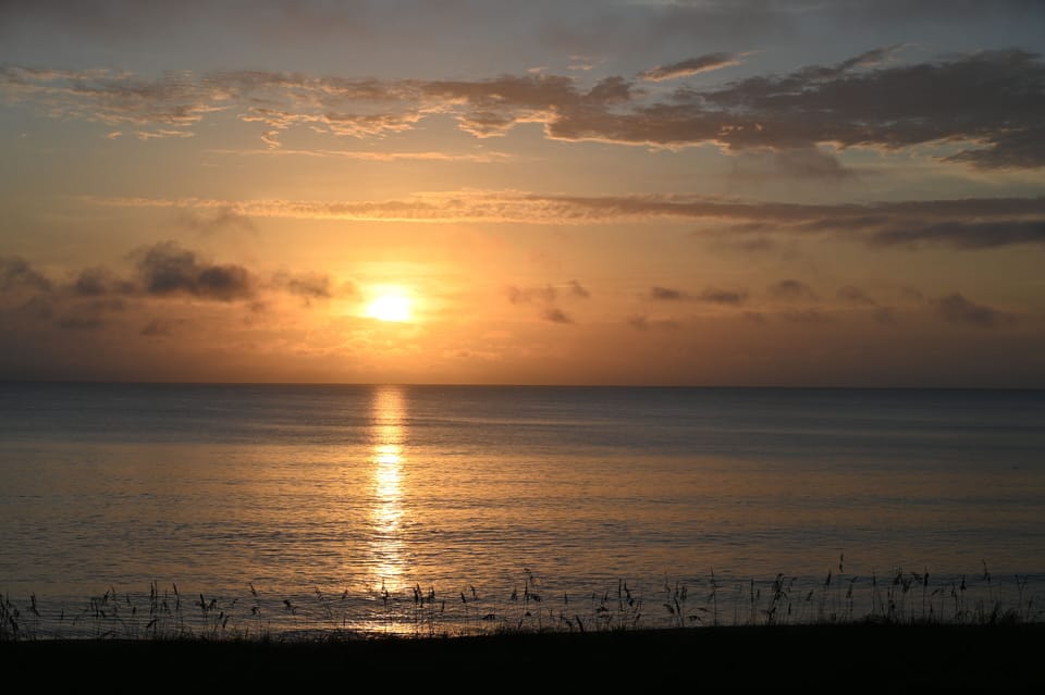 Morning sunrise from the balcony