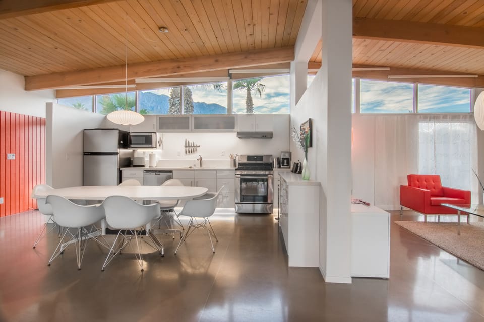 Mountain views from inside the home