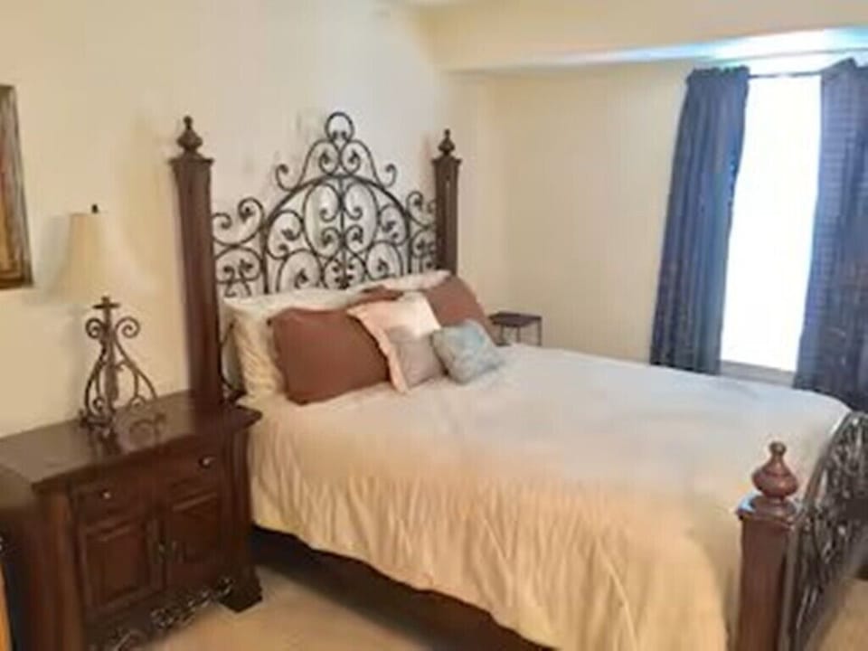 Comfortable queen size bed