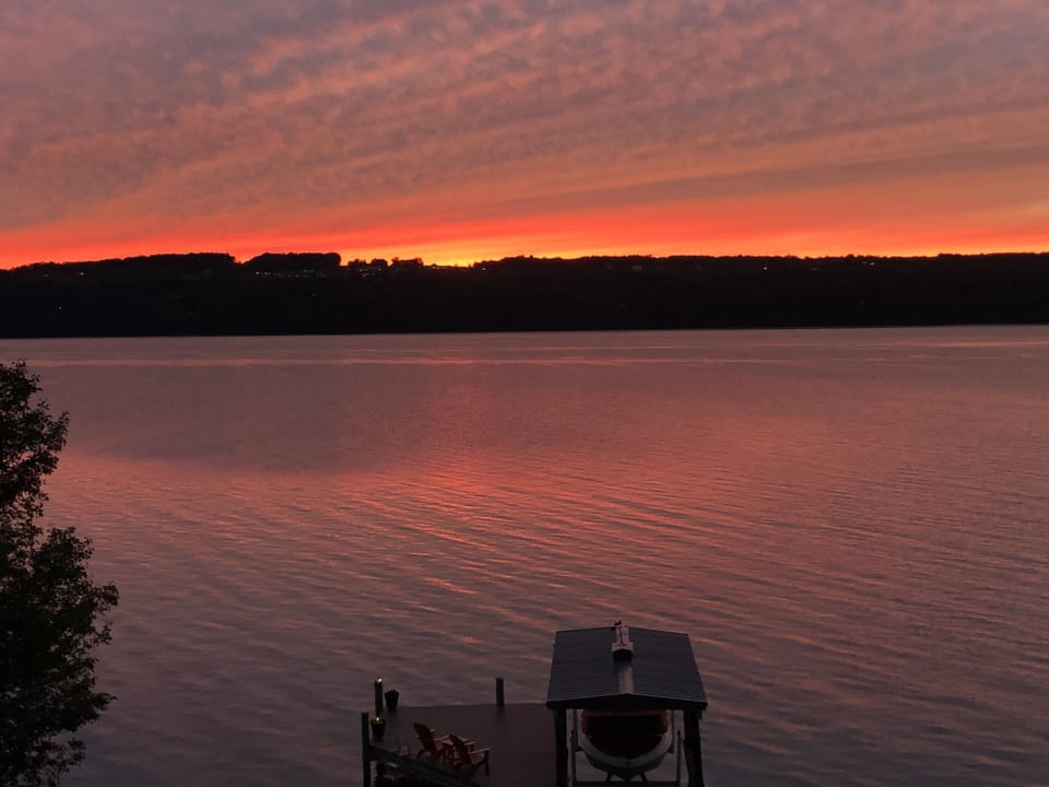 Sometimes we get sunsets like this!